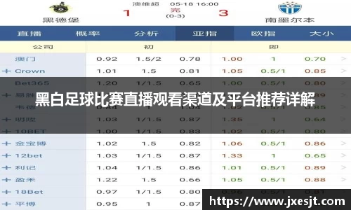 黑白足球比赛直播观看渠道及平台推荐详解
